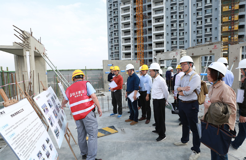 2018年12月6日，广西区首个住宅装配式建筑观摩会在中天八建南宁兴宁·大唐果项目顺利召开。